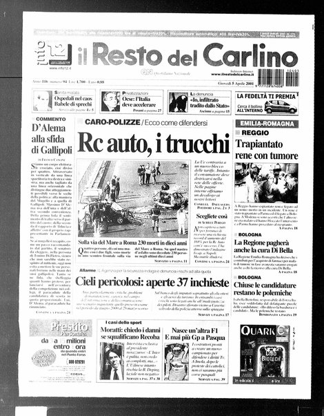 Il Resto del Carlino : giornale dell'Emilia